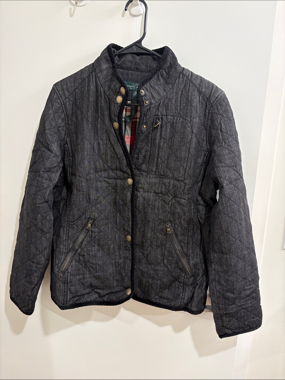 Ralph Lauren Quilted Black Jacket